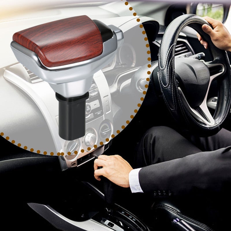 Automatic Gearshift Lever Brown Long PU Leather Car Gearshift - Durable Aftermarket Replacement Shift Knob for Renault - Image 3