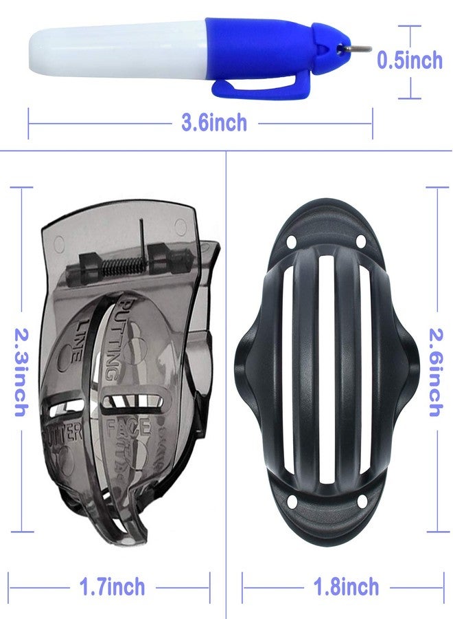 CUALFEC 8 Pack Golf Ball Marker,Golf Ball Line Drawing Marker,Golf Ball Liner Golf Ball Marking Tool Golf Accessories Golf Ball Alignment Marking Tool - Image 4