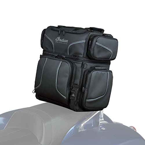 Indian Motorcycle Spirit Lake Touring Bag, Black - Image 2