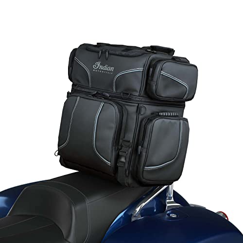 Indian Motorcycle Spirit Lake Touring Bag, Black - Image 3