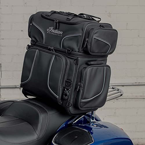 Indian Motorcycle Spirit Lake Touring Bag, Black - Image 4