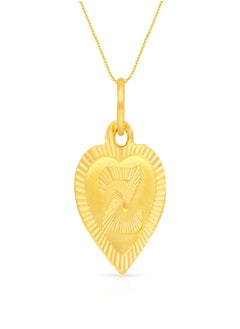Malabar Gold and Diamonds 22k 916 Purity Gold Pendant for Women EMPN132ZY  - Image 1