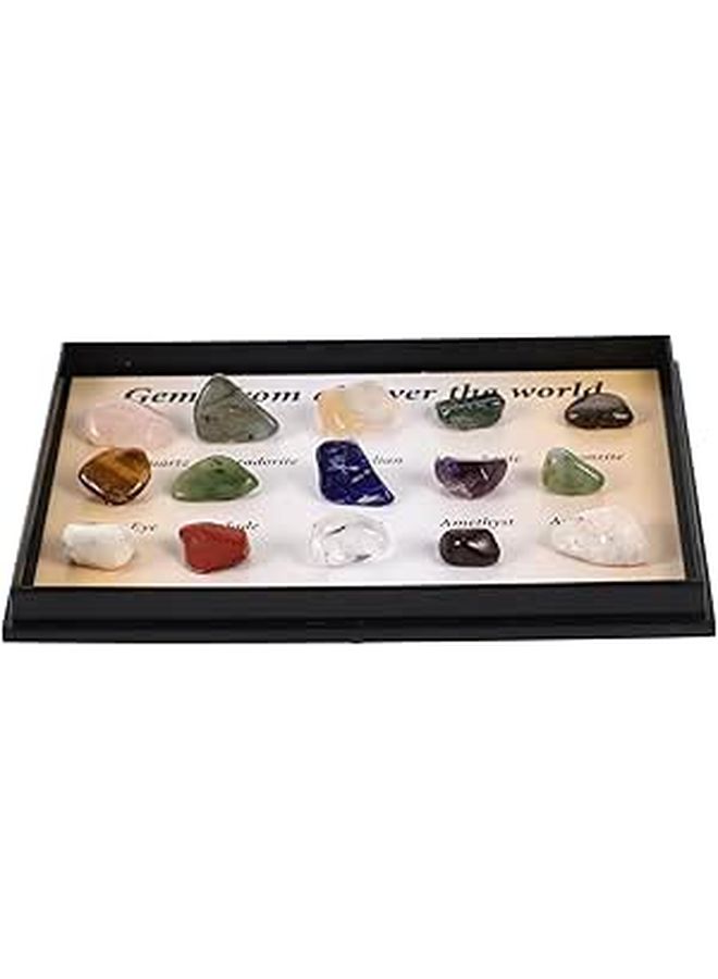 Natural Stone Specimen Polished Gemstones for Home Decor Mineral Display Geology Kit - Image 1