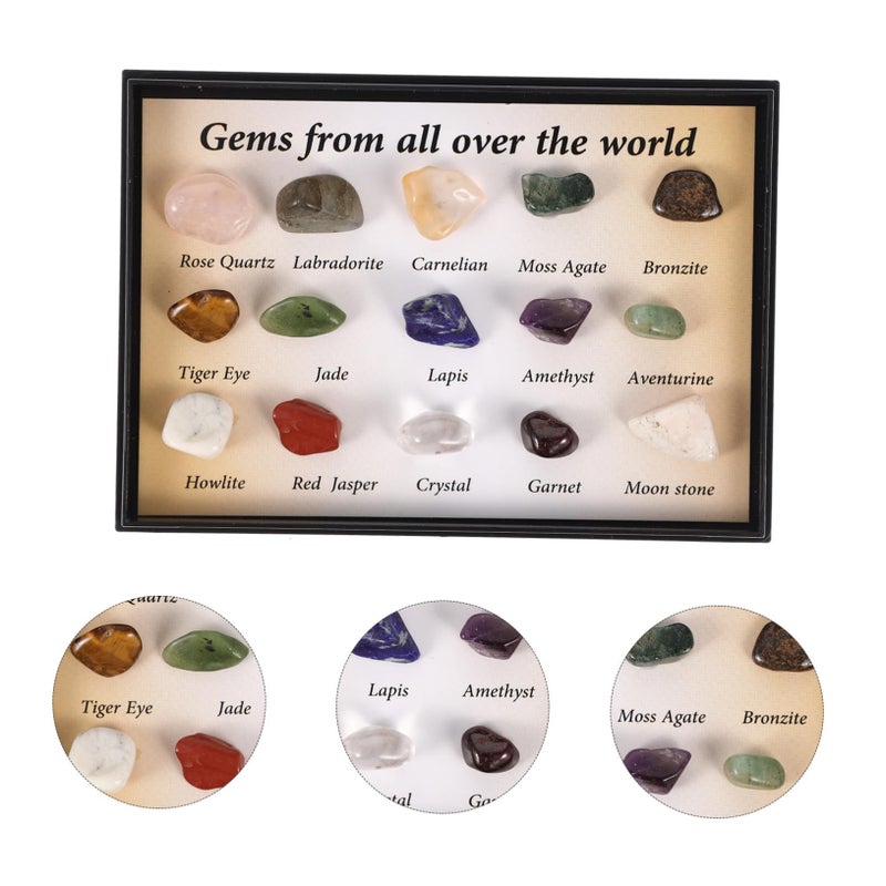 Natural Stone Specimen Polished Gemstones for Home Decor Mineral Display Geology Kit - Image 4