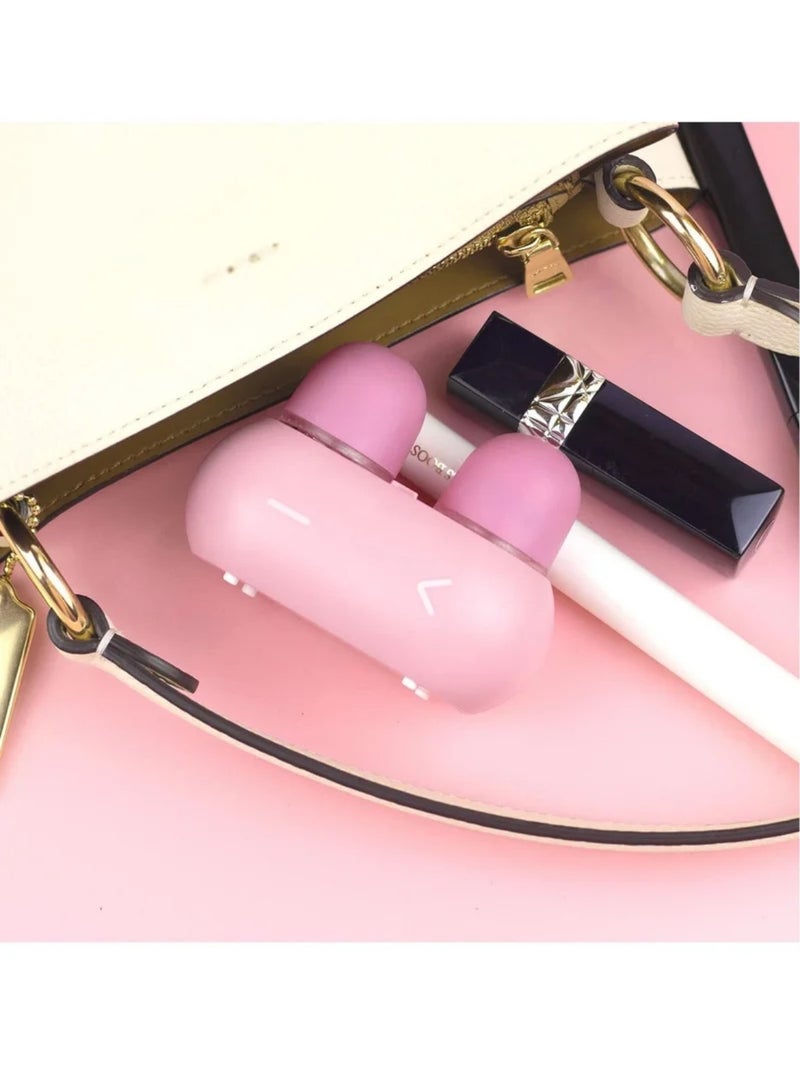 Contact Lens Cleaning Machine, Portable Ultrasonic Electric Contact Lens Care Box, Cute Appearance, Safe Material, No Damage to Lenses, Long Battery Life, Suitable for Home and Going Out (Pink) - Image 3