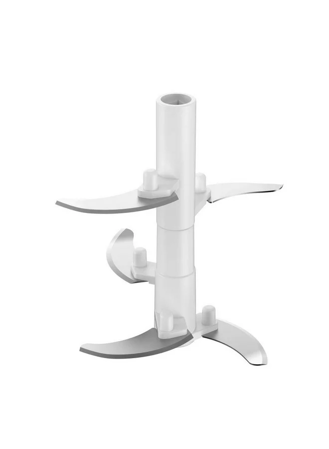 PARFAIT Manual Press Durable Vegetable Chopper White and Clear 900 ml A398-C