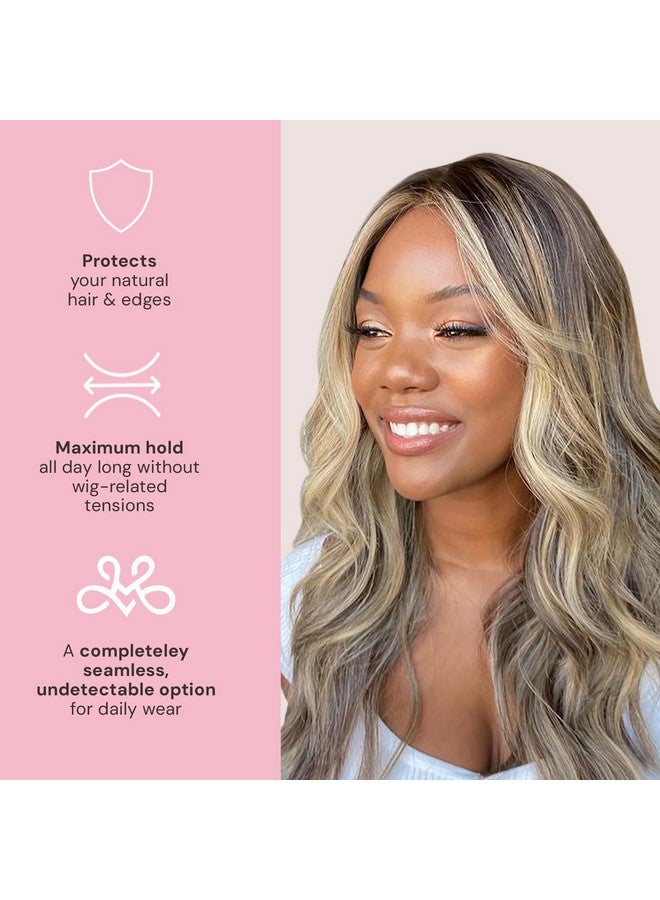 MILANO COLLECTION Wigrip, Premium Lace Wig Band for Women, Fully Adjustable & Reinforced Lace Wig Grip Band by Hairline, Comfortable and Secure Glueless Velvet Headband, Chocolate Brown - Image 5