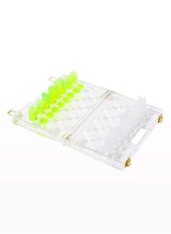 SUNNY LIFE Mini Lucite Chess & Checkers  - Image 1