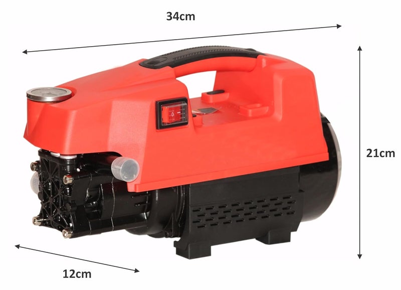 Digital Craft Digital Craft Car Washer 220v Electric Home Portable Brush The Car Water Grab High Power Strong Washing Machine 2300W High Pressure Clean MachineWasher Pipe 8MTR with Connector5Pc Nozzel Set  - Image 4