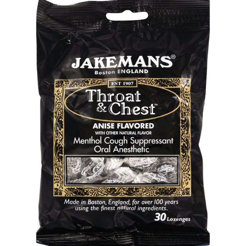 Jakemans Lozenge - Throat and Chest - Licorice - 30 Count - Image 3
