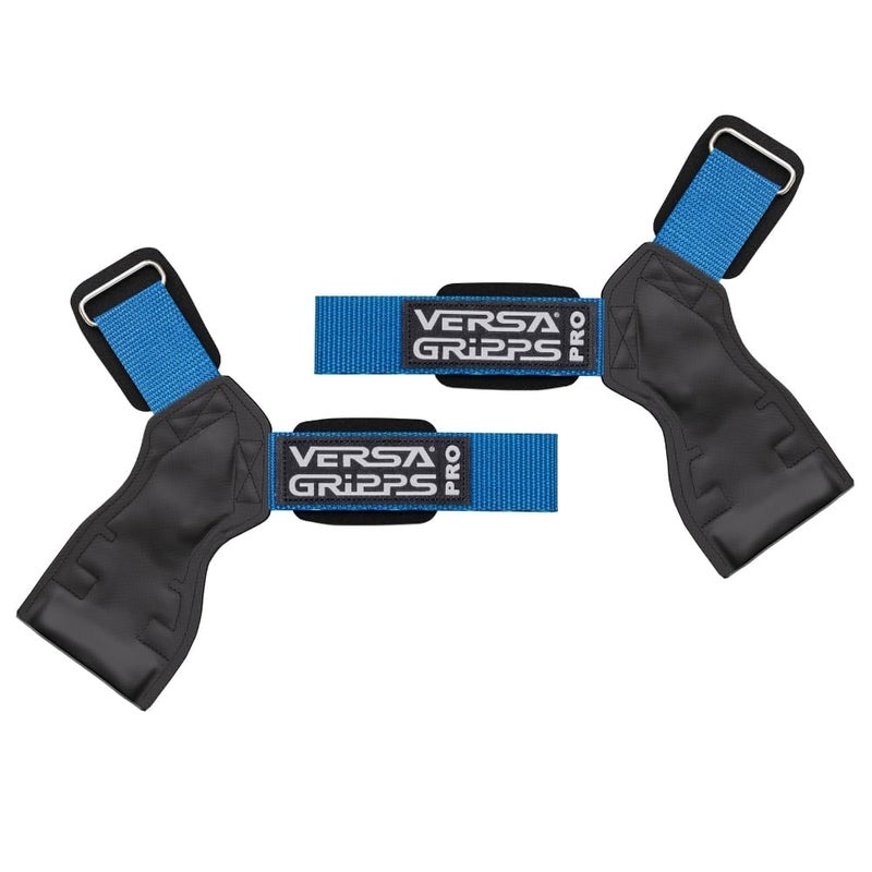 Versa Gripps Pro, Made in USA, Wrist Straps for Weightlifting Alternative, Best Training Accessory, R/L, Blue Pacific - Image 1