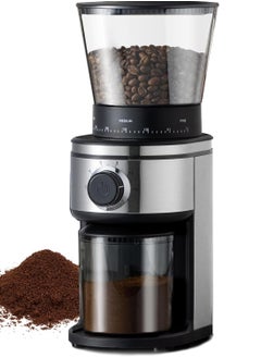 DIYANOO Burr Coffee Grinder, Electric Conical Coffee Bean Grinder With 30 Adjustable Grind Settings For 2-12 Cups, Sliver & Black  - Image 1