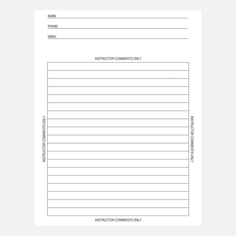 Yeplan Carbonless Lab Notebook - 8.5" x 11" Chemistry Notebook with 50 Sets of Pages, Science Grid Paper, Protective Translucent Cover & Wire-O Binding, for Students/Researchers - Image 5