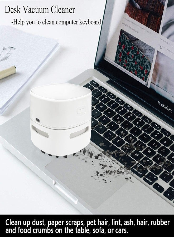 مكنسة كهربائية مكتبية صغيرة من ديسيبايا، مكنسة يدوية لجمع غبار الكمبيوتر تعمل بمنفذ USB، مكنسة كهربائية محمولة مزودة بخاصية الإيقاف التلقائي. مناسبة للمنزل والمكتب وآلات الخياطة ولوحات المفاتيح والسيارات. - Image 2