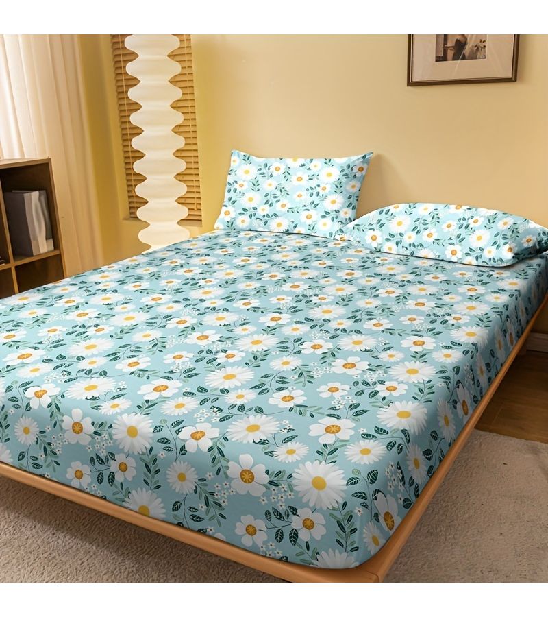 Printed Mattress Sunshine Blue Queen Size 59.84 x 79.92 Inches for Bedroom Bedding - Image 2