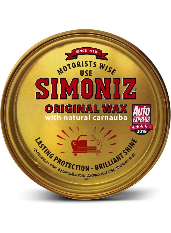 Simoniz Original Car Wax, Award-Winning Carnauba Wax, 150g, Paste Form, Car Wax, Protection & Enhancement, Polishing, Essential Car-Cleaning Product, Over 100 Years of Excellence - Image 1