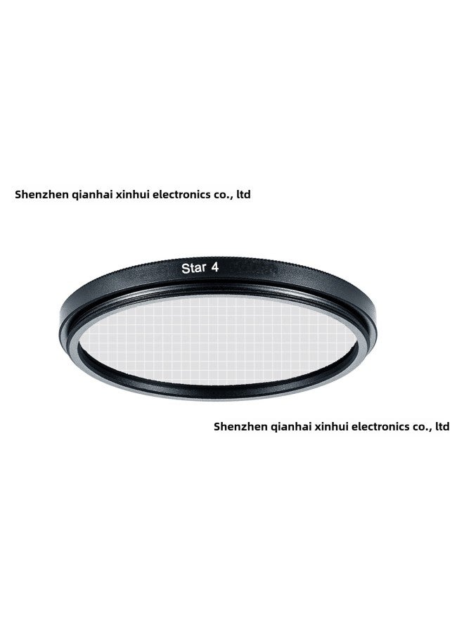 Outdoor Night Photography Camera Filter Cross Star Light Filter Star 4 Line 37mm -82mm-Color:49mm【JSR-0502】  - Image 3