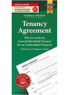 Unfurnished Tenancy Agreement Form Pack: How to Create a Tenancy Agreement for an Unfurnished House or Flat in England  - Image 1