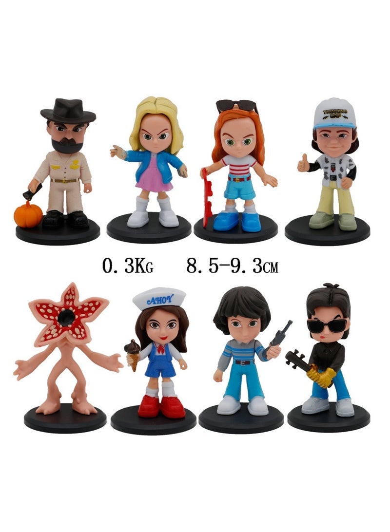 general 8 Stranger Things Carnivorous Plant Figurines with Bases Cartoon Characters Stranger Things Merchandise Cake Decorations TV Series Fan Collectibles Backpack Charms - Image 1