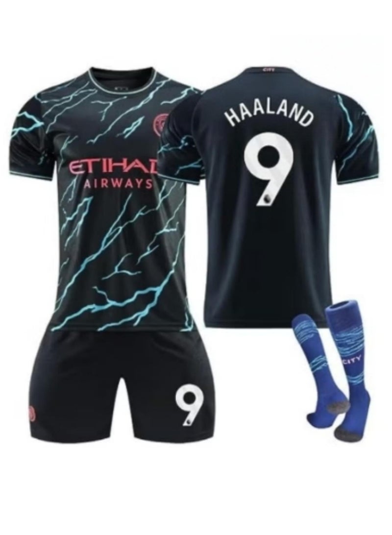 Kids Football Jersey Set, No. 9 Football Soccer Jersey, Football Soccer Jersey for Kids Youth  - Image 1