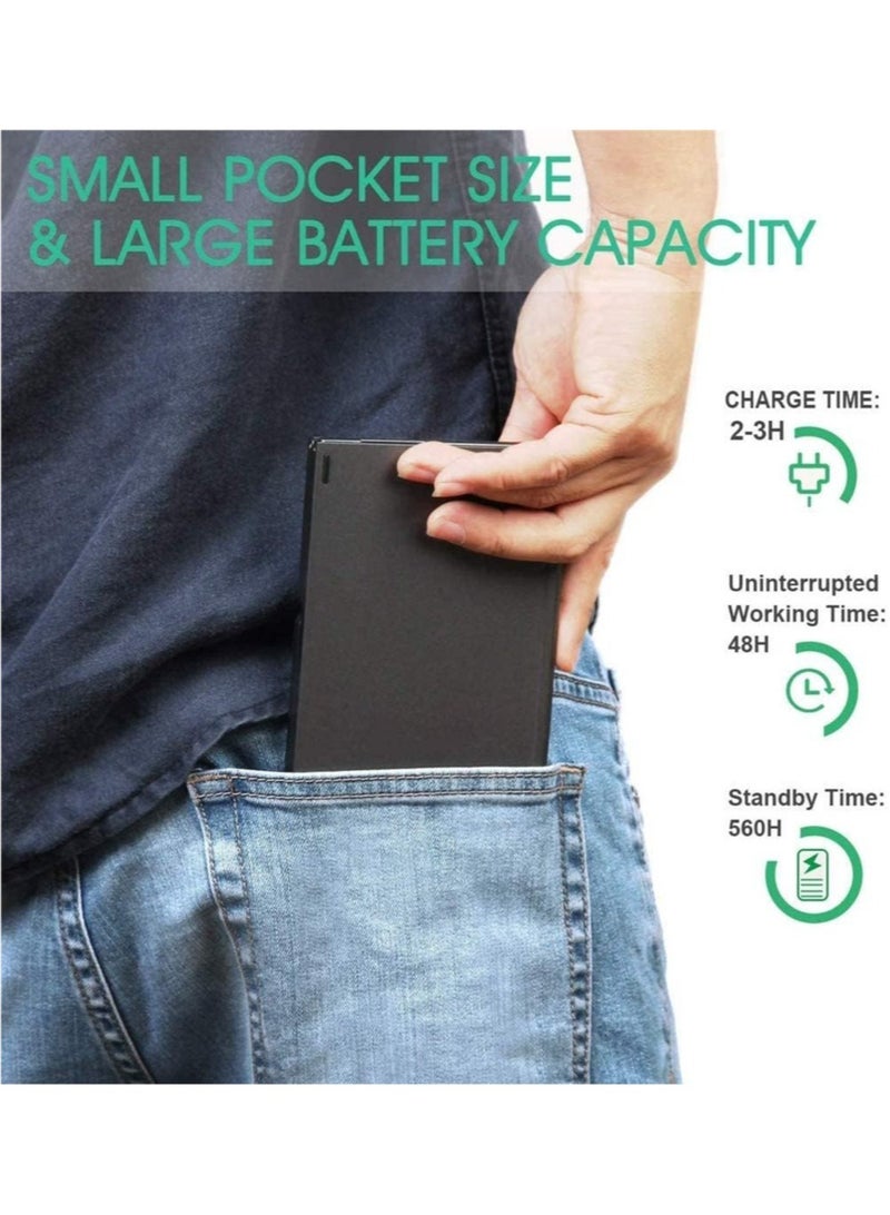 ELTRAZONE Foldable Bluetooth Keyboard, Rechargeable Portable Wireless Keyboard with Touchpad compatible with Iphone12 Pro Max,Tablet,iPad,SmartPhone - Image 3