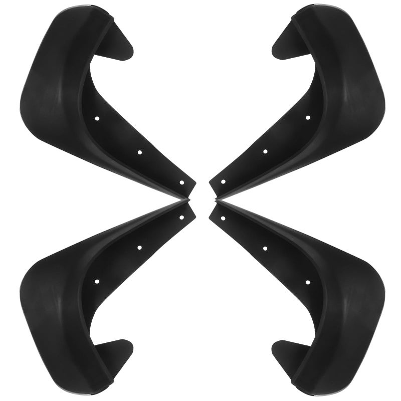 Universal Small Car Mud Flaps 4Pcs Splash Guards For Rear Wheel Mudguards - Image 2