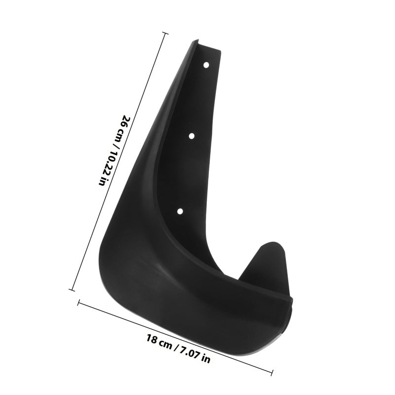 Universal Small Car Mud Flaps 4Pcs Splash Guards For Rear Wheel Mudguards - Image 3