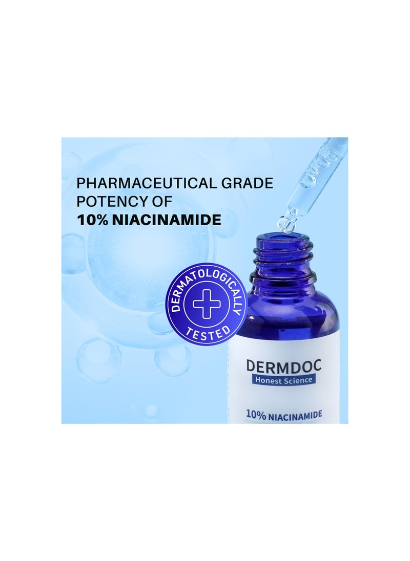 10% Niacinamide Face Serum, 30ml | All Skin Types | Controls Sebum Production | Minimizes Pores | Helps Reduce Hyperpigmentation & Age Spots | Improves Skin Texture | Hydrates and Moisturizes