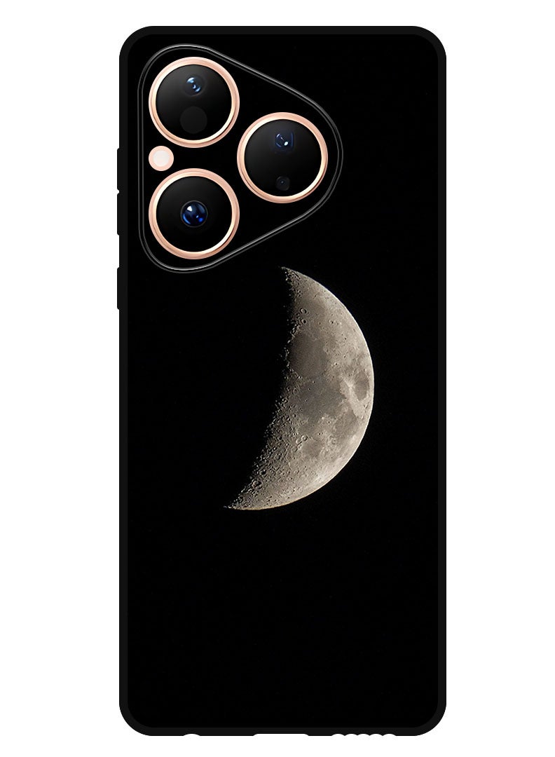 Theodor Case Compatible with Huawei Pura 80 6.6 Inch Protection Shockproof Bumper Cover moon_shadow_planet - Image 1