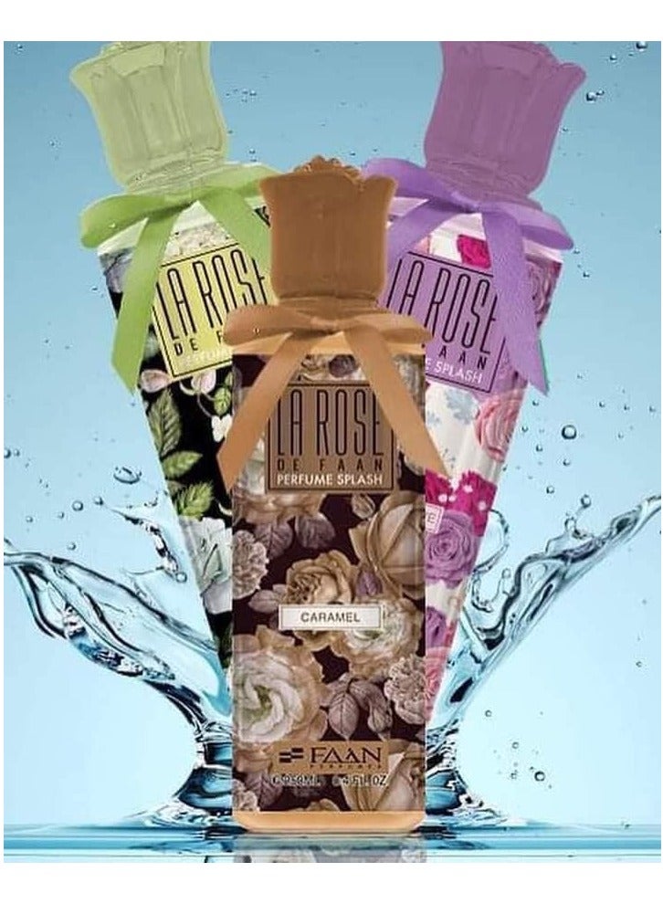 La Rose Perfume Splash set of 3 pieces 250 ml