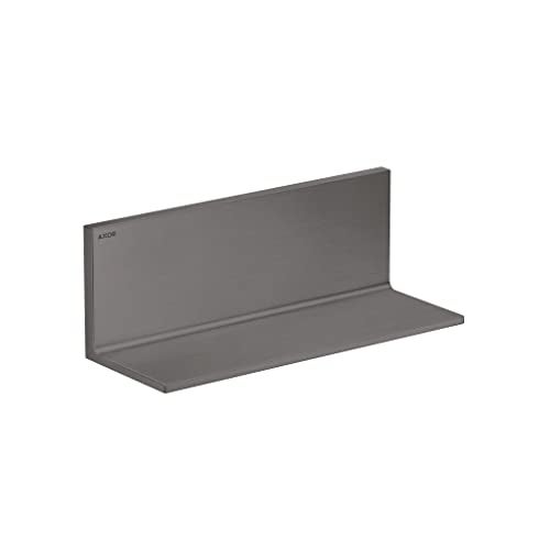 AXOR Universal Rectangular Shelf, 12" in Brushed Black Chrome, 42644340 - Image 1