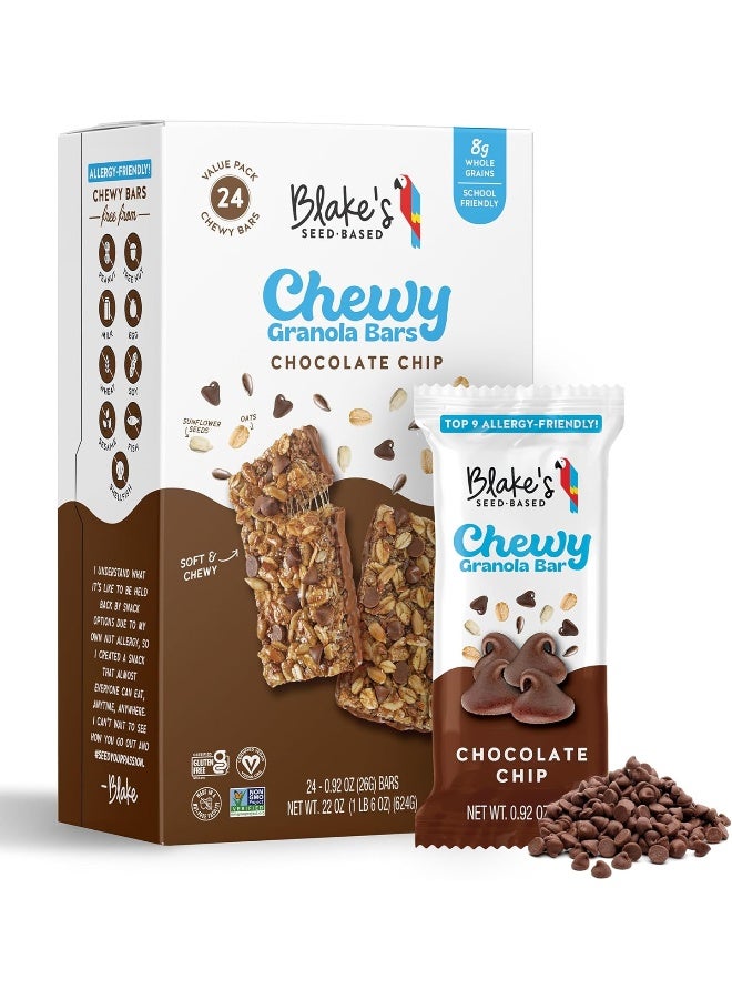 Blake's Seed Based Chewy Granola Bars - Chocolate Chip - Image 1