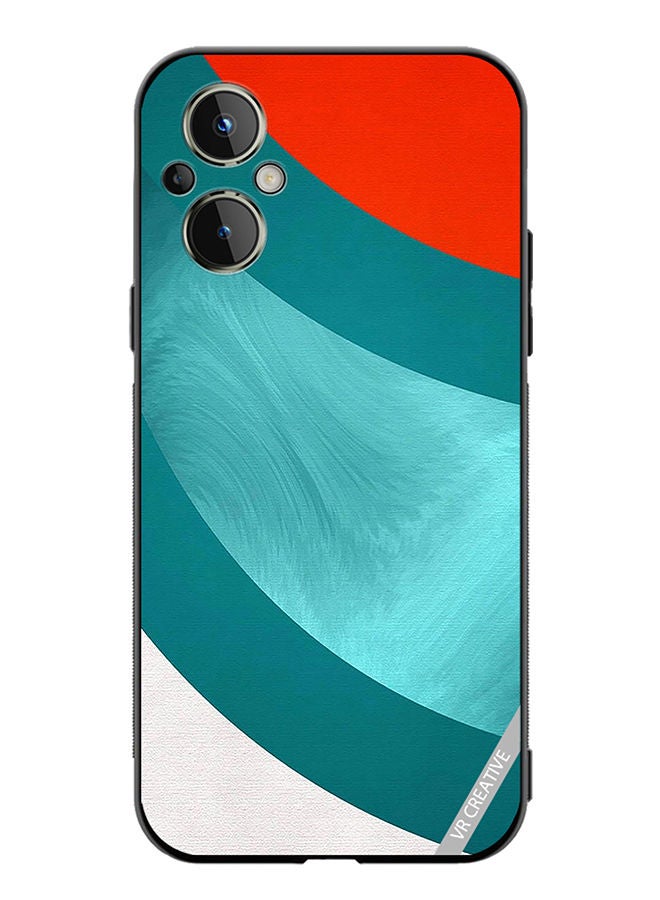 VR CREATIVE Protective Case Cover For OnePlus Nord N20 5G Abstract Layers Design Multicolour - Image 1