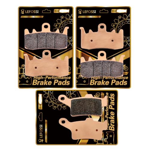 LE LEFOSSI High-Performance Front Rear Sintered Brake Pads Compatible with Can Am Spyder F3-S SE6/SM6 for Spyder F3/F3-T 2013-2021 Long-Lasting Heat Resistance Mud, Sand & Wet Conditions FA630F FA631R - Image 1