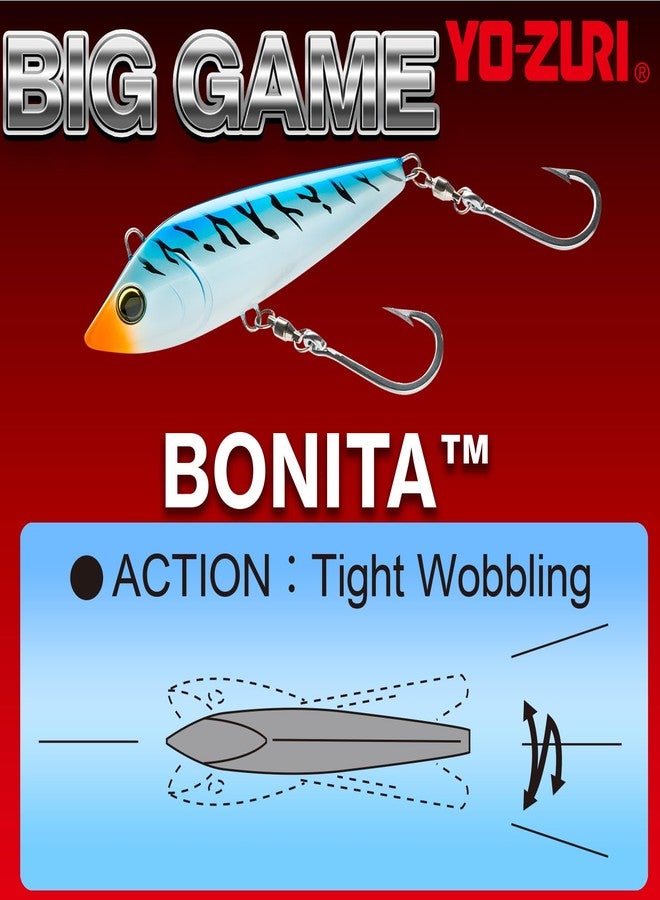 DUEL Yo-Zuri R1158-COB Bonita Trolling Sinking Lure, Orange/Black, 210mm 8-1/4" - Image 3