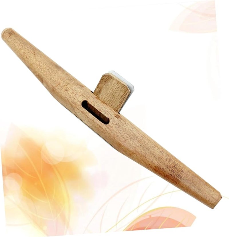 أداة تشذيب الخشب بمقبض خشبي طبيعي مريح وشفرة متينة للتشذيب اليدوي والتسوية. - Image 5