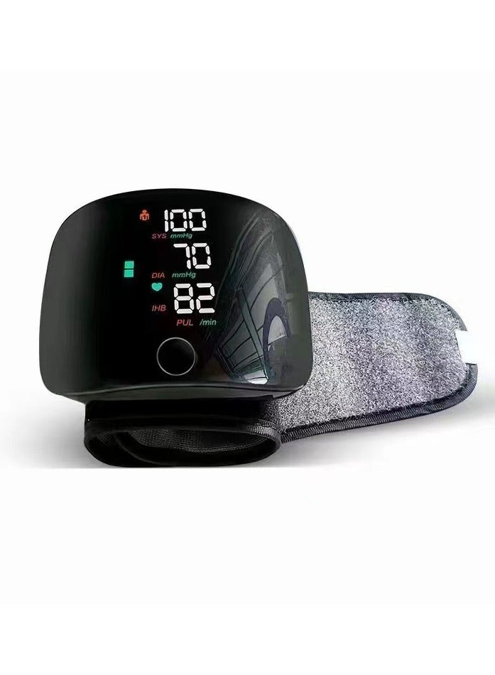 Halamine Digital Blood Pressure Monitor , Wrist Blood Pressure Machine, Adjustable Cuff, Detector 2x99 Readings Memory, Large Display Voice - Image 2