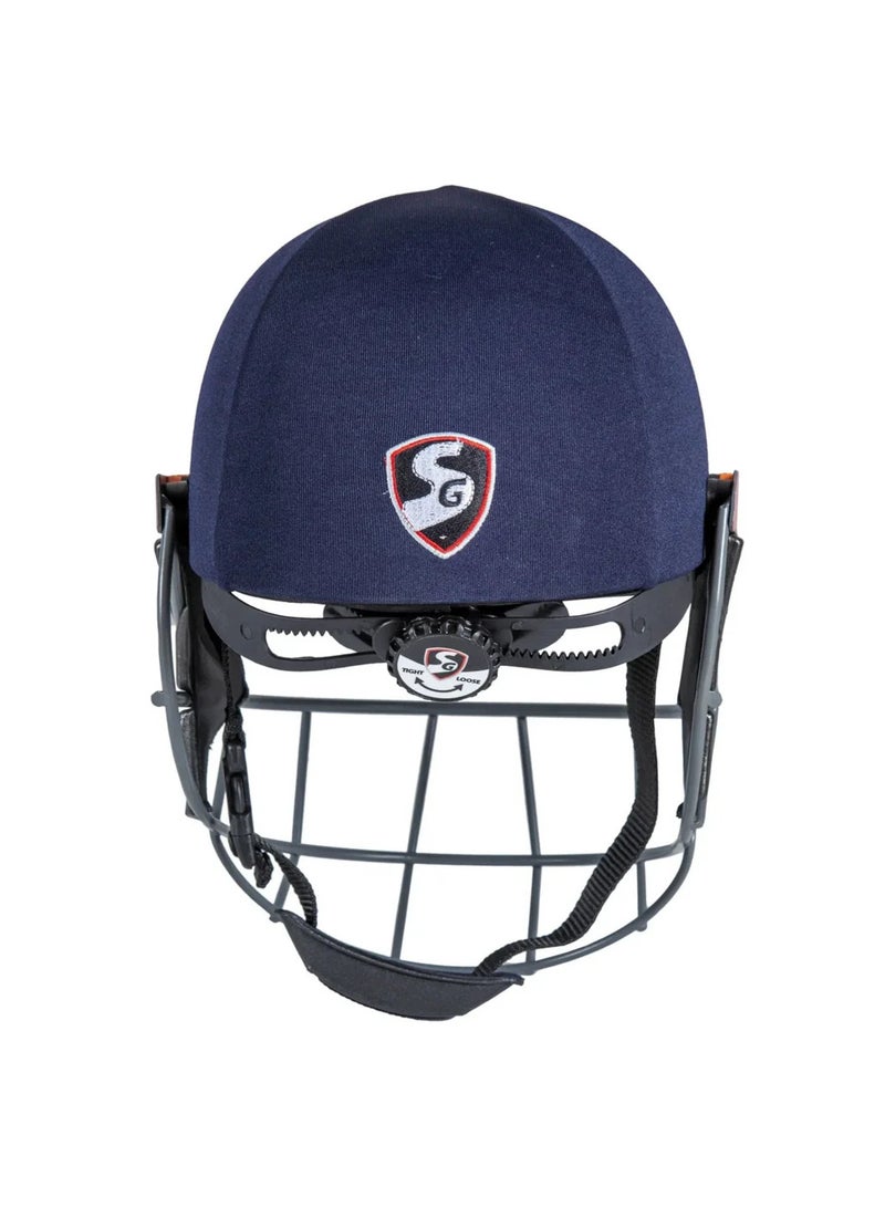 SG Aerotuff With Mild Steel Grill Helmet Mens Large Size, Navy Blue - Image 3