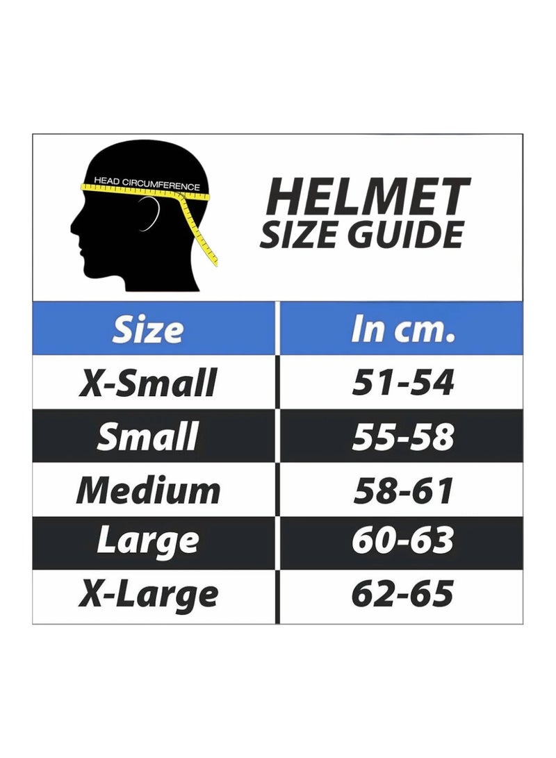 SG Aerotuff With Mild Steel Grill Helmet Mens Large Size, Navy Blue - Image 4