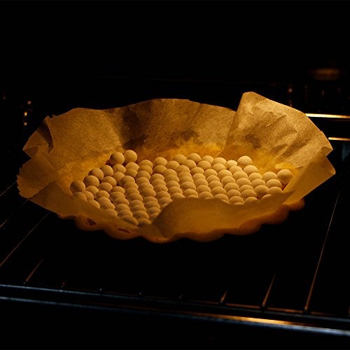 Webake 10mm Ceramic Pie Weights with Cotton Bags, Over 600 Beads Enough for 2 Pie Crusts, up to 1.6LB, Reusable Pie Weights for Baking, Natural Ceramic Baking Beans - Image 5