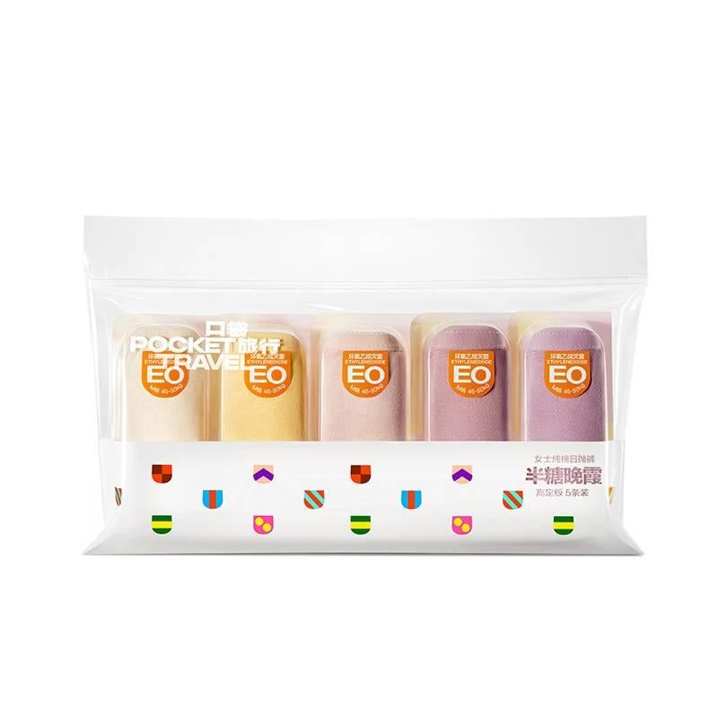 5 Pack Disposable Underwear Women High Waist No wash Travel Cotton Size 3XL for Outdoor Use - Image 1
