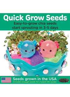 Creativity for Kids Mini Garden: Axolotl Terrarium - Stem Science Kit For Kids, Axolotl Arts And Crafts For Kids, Kids Gifts Stocking Stuffers And Diy Girls Toys Age 6-8+  - Image 3