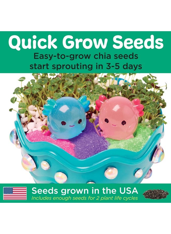 Creativity for Kids Mini Garden: Axolotl Terrarium - Stem Science Kit For Kids, Axolotl Arts And Crafts For Kids, Kids Gifts Stocking Stuffers And Diy Girls Toys Age 6-8+ - Image 3