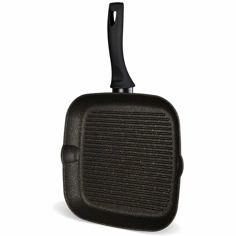 Rossetti Black & Gold Forged Grill Pan (28x28cm)