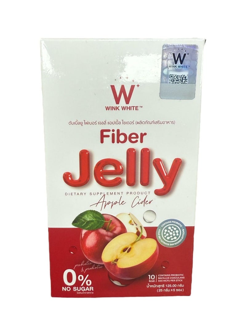 وينك وايت مشروب عصير التفاح جيلي الألياف البيضاء من وينك