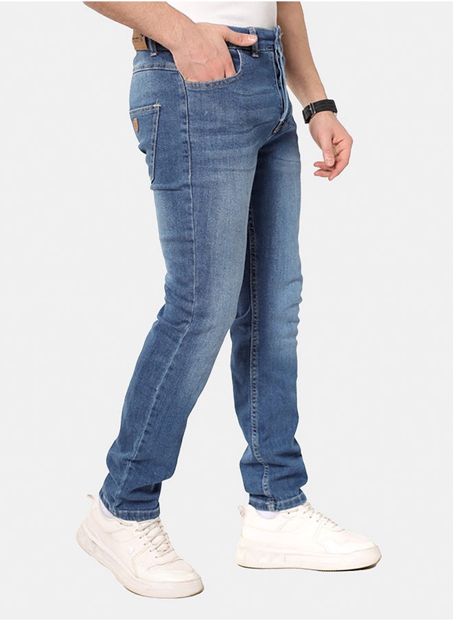 Slim Fit Heather Dark Blue Jeans - pzsku/Z987675A968AA5280E1F8Z/45/_/1740322270/7fea2b61-696f-4d99-8f9d-64f903d66f2e