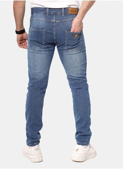 WHITE RABBIT Slim Fit Heather Dark Blue Jeans  - Image 3