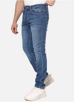 WHITE RABBIT Slim Fit Heather Dark Blue Jeans  - Image 2