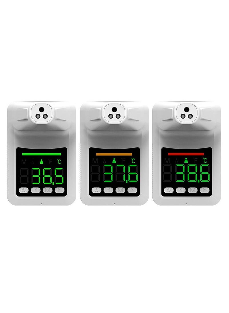 Crony مقياس حرارة حائط تلقائي K3pro مع استشعار ذكي وبث صوتي تلقائي، جهاز قياس حرارة مثبت على الحائط - Image 2