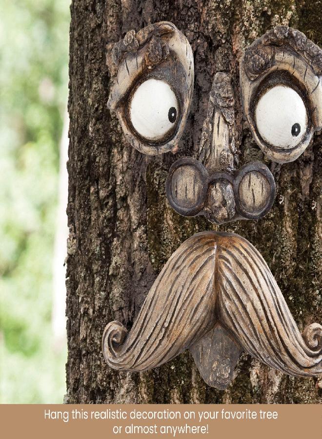 Bits and Pieces - 'Old Man' Tree Hugger - Yard Decorations - Whimsical Tree Sculpture - Garden Decoration - Garden Peeker Yard Art - Image 3